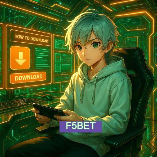 Imagem promocional do app oficial F5BET destacando a conveniência de jogar cassino online pelo celular ou navegador