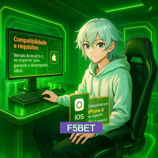 Imagem promocional do app oficial F5BET destacando a conveniência de jogar cassino online pelo celular ou navegador