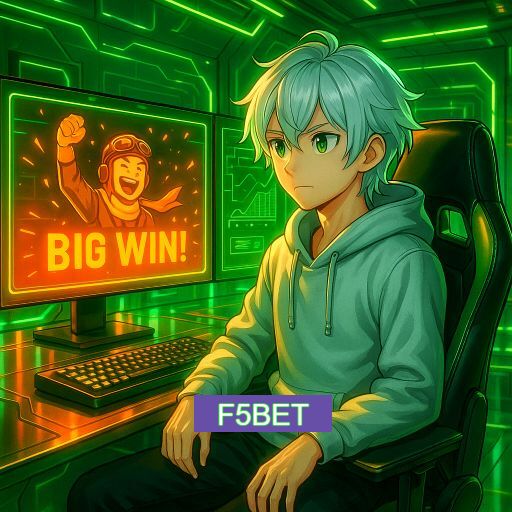 Imagem promocional do app oficial F5BET destacando a conveniência de jogar cassino online pelo celular ou navegador