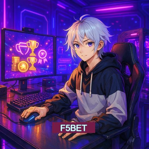 Imagem promocional do app oficial F5BET destacando a conveniência de jogar cassino online pelo celular ou navegador