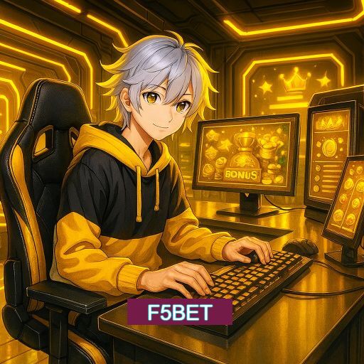 Imagem promocional do app oficial F5BET destacando a conveniência de jogar cassino online pelo celular ou navegador