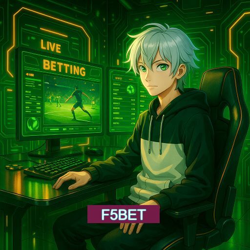 Imagem promocional do app oficial F5BET destacando a conveniência de jogar cassino online pelo celular ou navegador