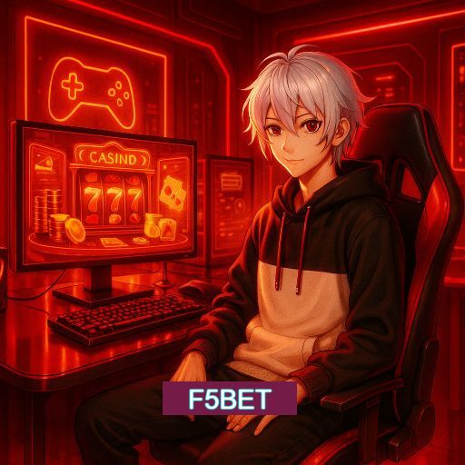 Imagem promocional do app oficial F5BET destacando a conveniência de jogar cassino online pelo celular ou navegador