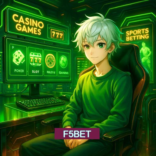 Imagem promocional do app oficial F5BET destacando a conveniência de jogar cassino online pelo celular ou navegador