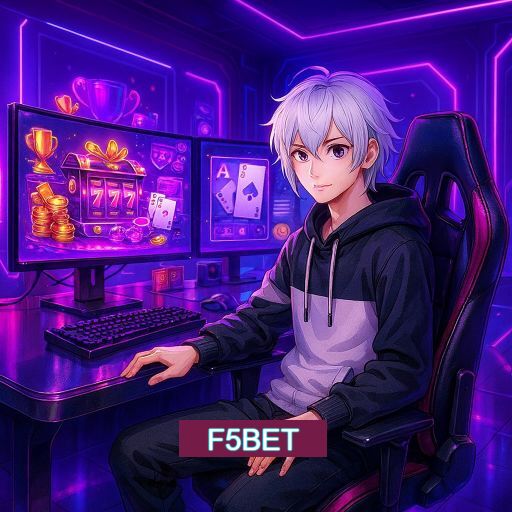 Imagem promocional do app oficial F5BET destacando a conveniência de jogar cassino online pelo celular ou navegador